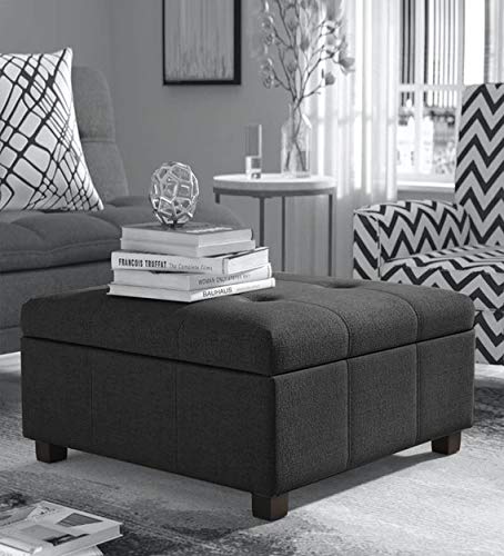 Zoey Ottoman Foam Cushioned pouffe Puffy for Foot Rest Home Furniture - Torque India